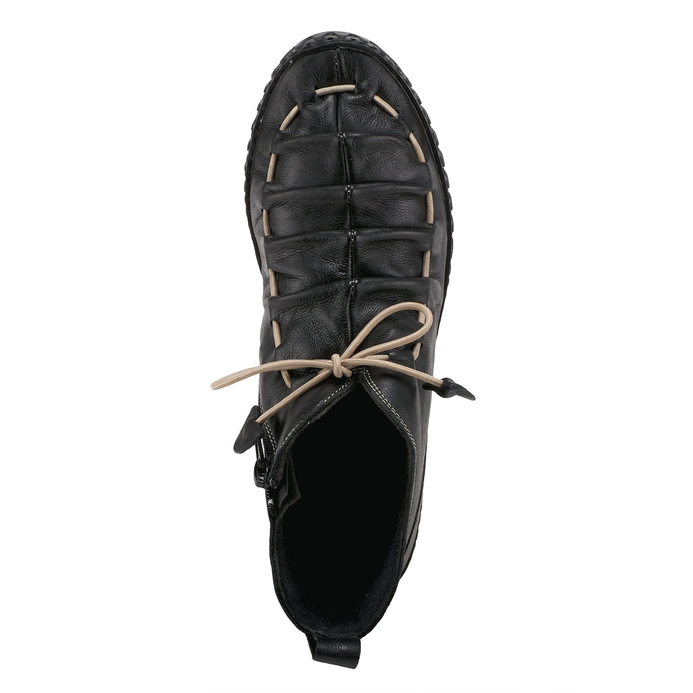 Spring Step Nespea Booties for Women - Waterproof Leather Women's Shoes with Zipper Closure - Western Ankle Boots for Women with Low Heel - Black EU 42 / US 10.5-11