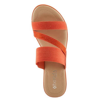PATRIZIA Women's DEVORAH Slide Cross Over Heeled Sandal