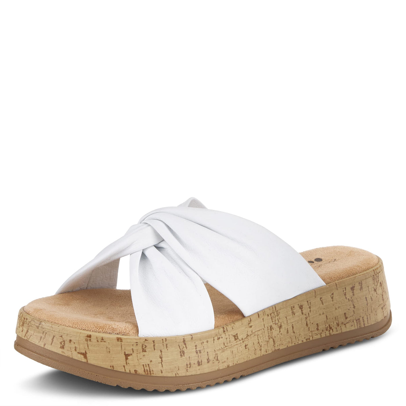 Spring Step Women's EBOSIA Slide Sandal White EU 37/6.5-7