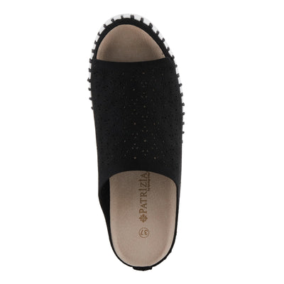 PATRIZIA Women's CANOPY Slide Flat Sandals Black EU 41 / US 9.5-10
