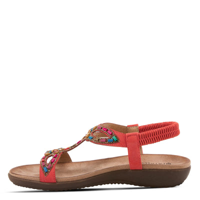 PATRIZIA Women's Volcanic Slingback Sandal Coral EU 40 / US 9
