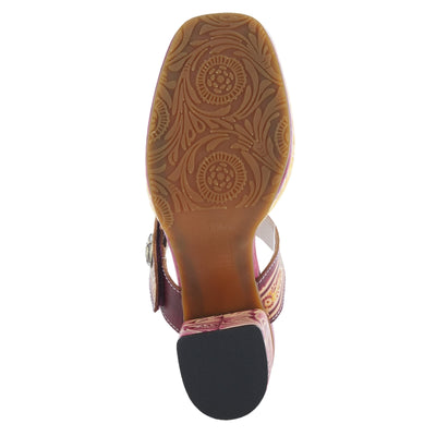 L'Artiste by Spring Step Ginevra Plum Multi EU 39 (US Women's 8.5) M