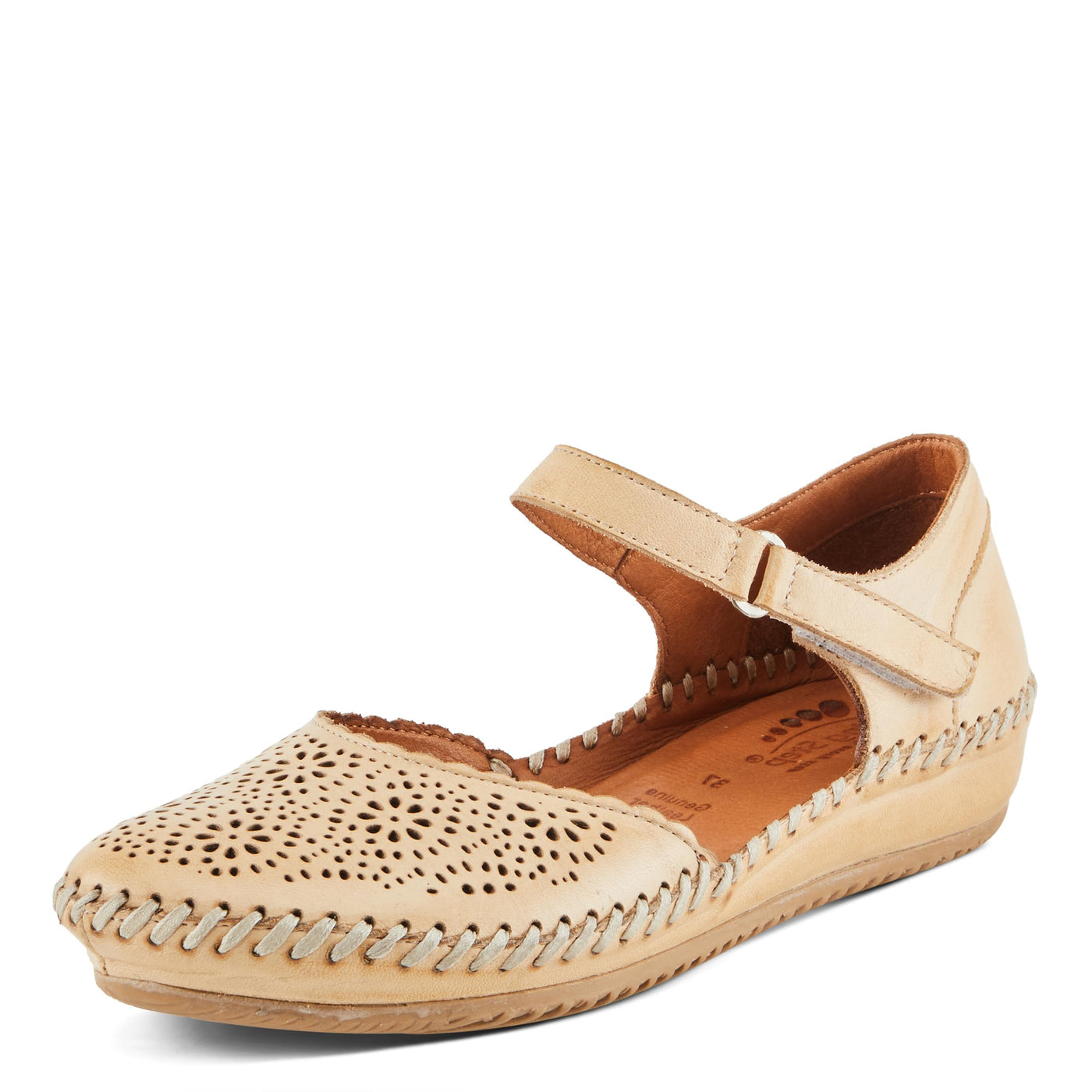Spring Step Women's Wallania Shoes, Beige, 6.5-7