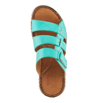 Spring Step Women's Olly Sandal, Mint Green, 8.5