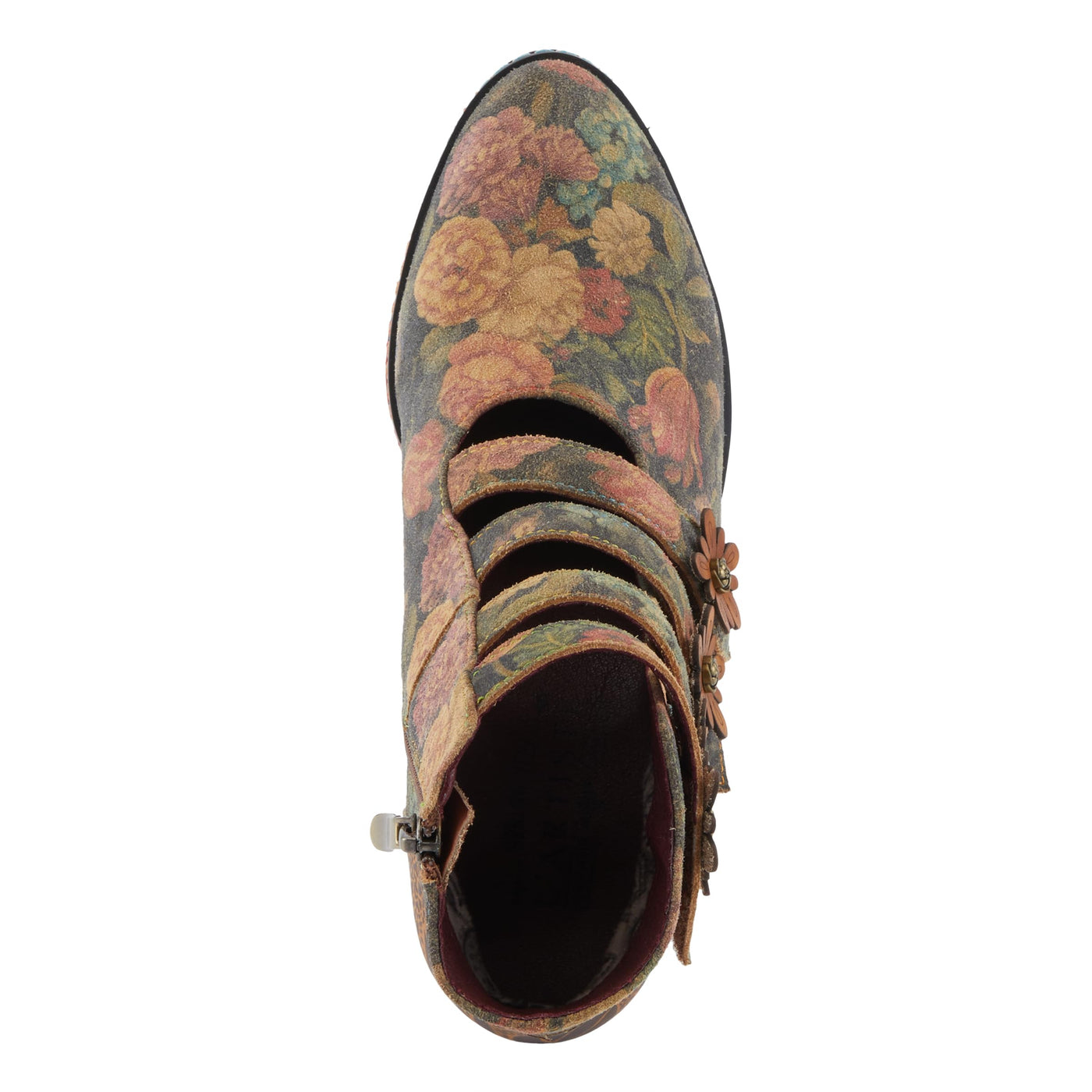 Spring Step L'Artiste Ivyisla Women's Versatile Shootie - Perfect with Leggings, Socks, or Barefoot, Chic & Comfortable Booties Tan Multi EU 38/ US 7.5-8