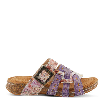 Spring Step L'Artiste Women's CALAMITYJAY Shimmering Comfort Sandals | Stylish and Practical Purple Multi EU 39 / US 8.5