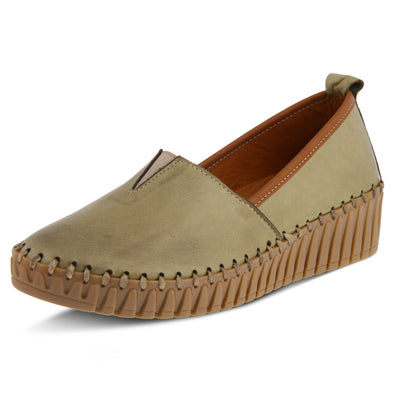 Spring Step Women's TISPEA Loafer Flat, Olive, 8.5