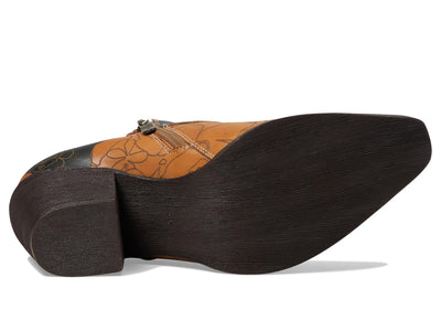 Spring Step L'Artiste Women's Rockinlorna Leather Shootie Camel Multi EU 39 / US 8.5