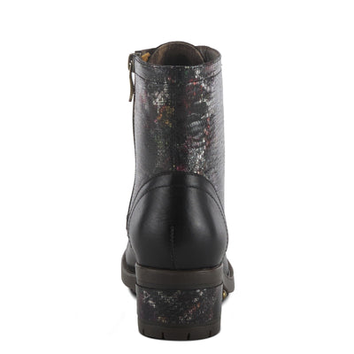 Spring Step L'Artiste Women's Marty-Met Leather Bootie Black Multi EU 36 / US 5.5-6