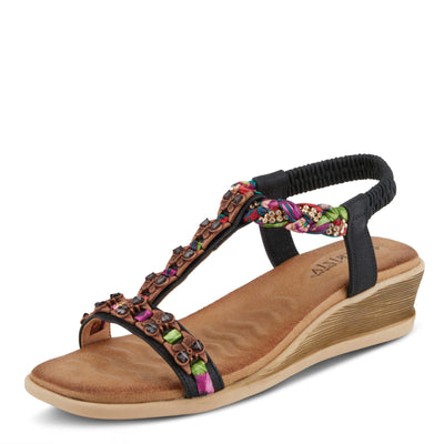 PATRIZIA Women's Zuri Slingback Sandal Black EU 37 / US 6.5-7