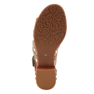 Spring Step L'Artiste Women's Carys High-Energy Stud Detail Sandals - Stylish, Snug Fit for Adventures