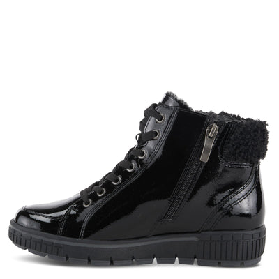 Spring Step Women's Alps Lace-Up Sneaker Black Patent EU 41 / US 9.5-10
