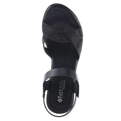 PATRIZIA Women's Cantra Slingback Sandal Black EU 42 / US 10.5-11