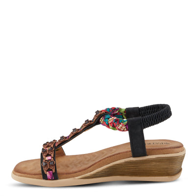PATRIZIA Women's Zuri Slingback Sandal Black EU 37 / US 6.5-7