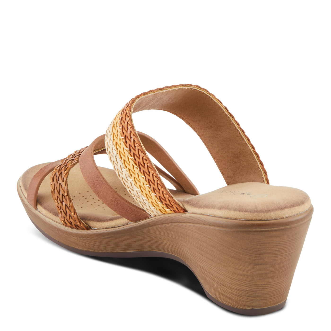 PATRIZIA Women's MAHINA Cross-Strapped Wedge Sandals Brown Multi EU 40 / US 9