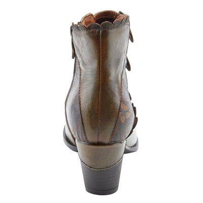 Spring Step L'Artiste Women's Iwantit Brown Multi Booties EU 40 / US 9