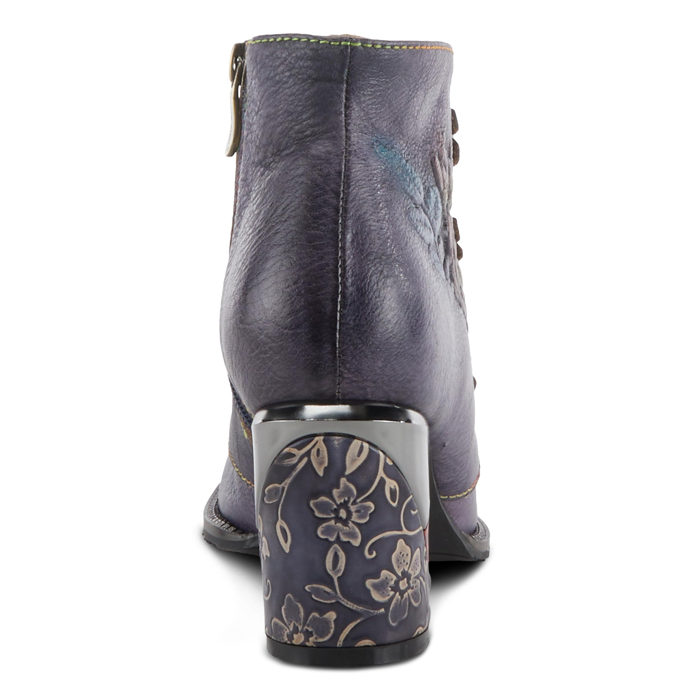 Spring Step L'Artiste Women's Maleeka Leather Mid Calf Boot Purple Multi EU 36 / US 5.5-6