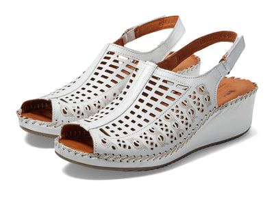 Spring Step Women's Bohemianish Wedge Sandal White EU 41 / US 9.5-10