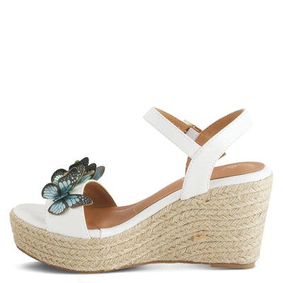 PATRIZIA Women's Flyaway Wedge Sandal White EU 36 / US 5.5-6