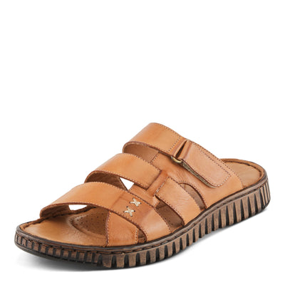 Spring Step Women's Olly Sandal, Camel, 9