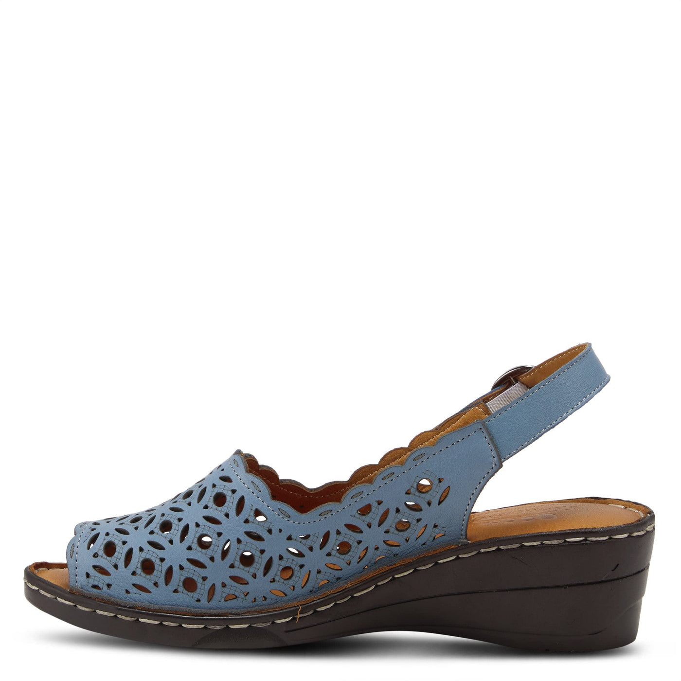 Spring Step Women's Belizana Slingback Sandal Blue EU 41 / US 9.5-10