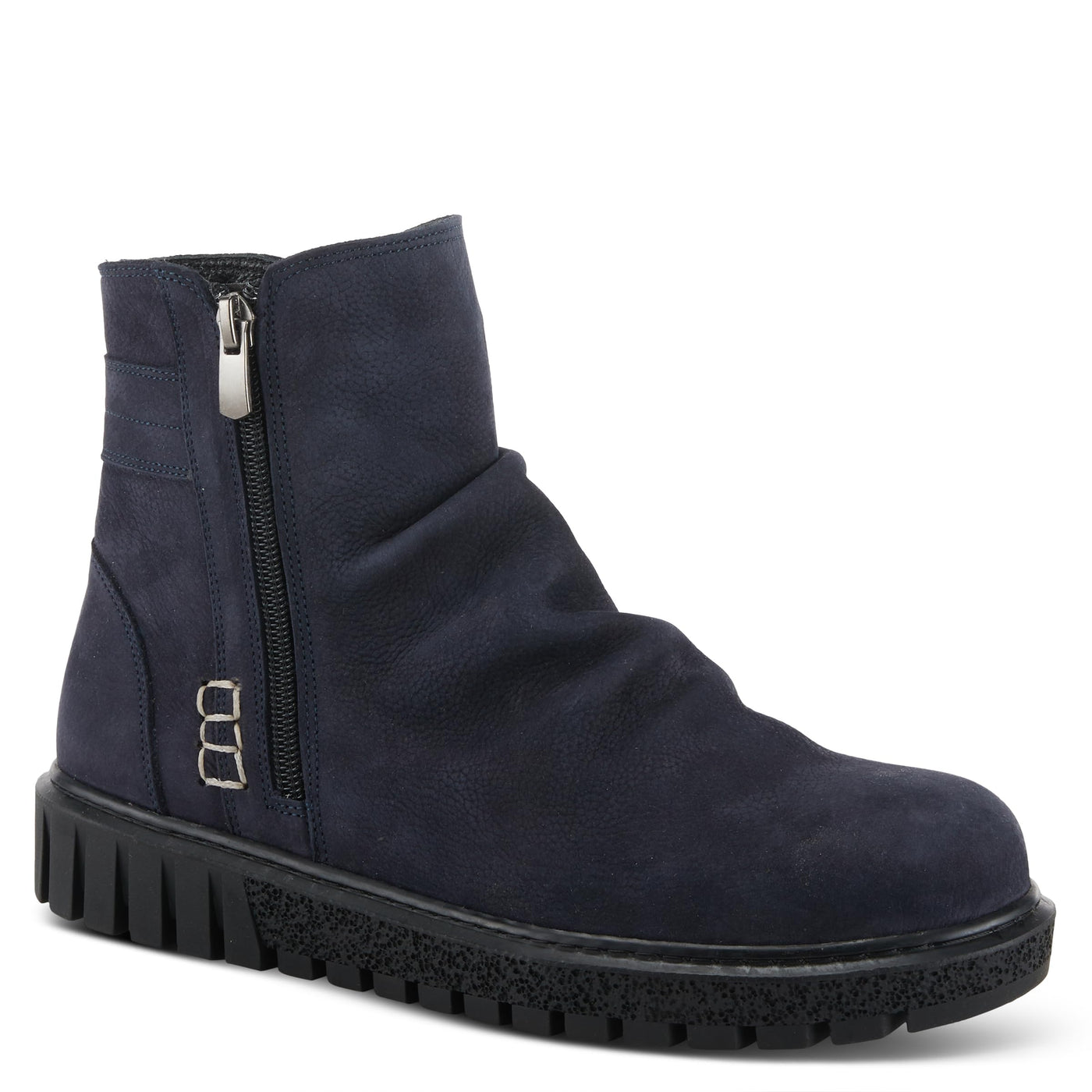 Spring Step Women's Addlyn Nubuck Leather Bootie Navy Nubuck EU 42 / US 10.5-11