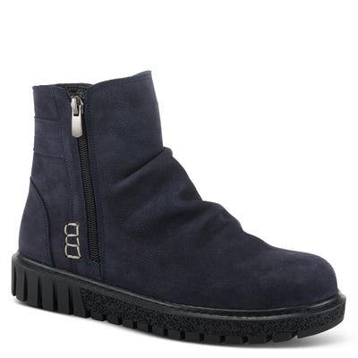 Spring Step Women's Addlyn Nubuck Leather Bootie Navy Nubuck EU 42 / US 10.5-11