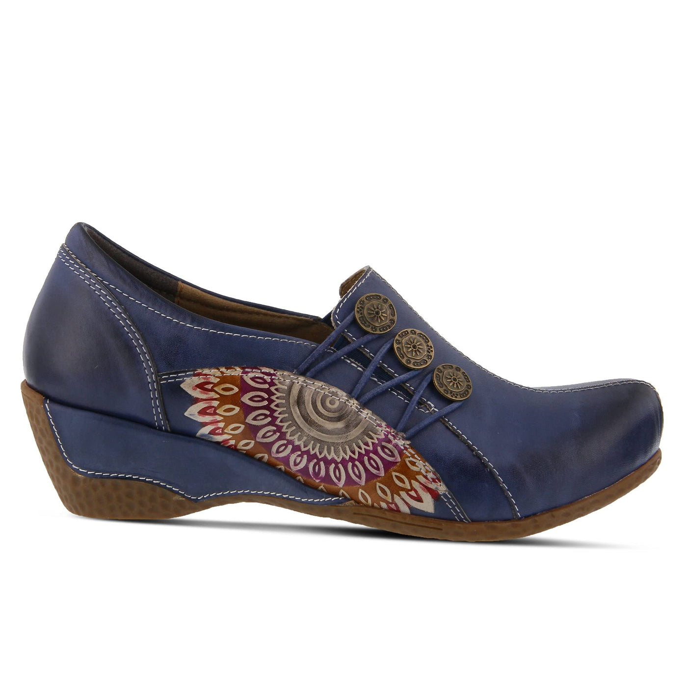 L'Artiste by Spring Step Agacia Blue EU 37 (US Women's 6.5-7) M