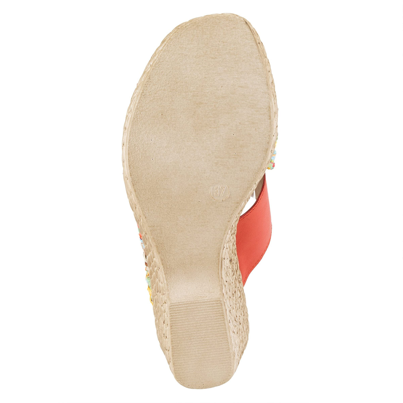 Spring Step Women's Fazzina Slide Wedge Sandal Red EU 36 / US 5.5-6