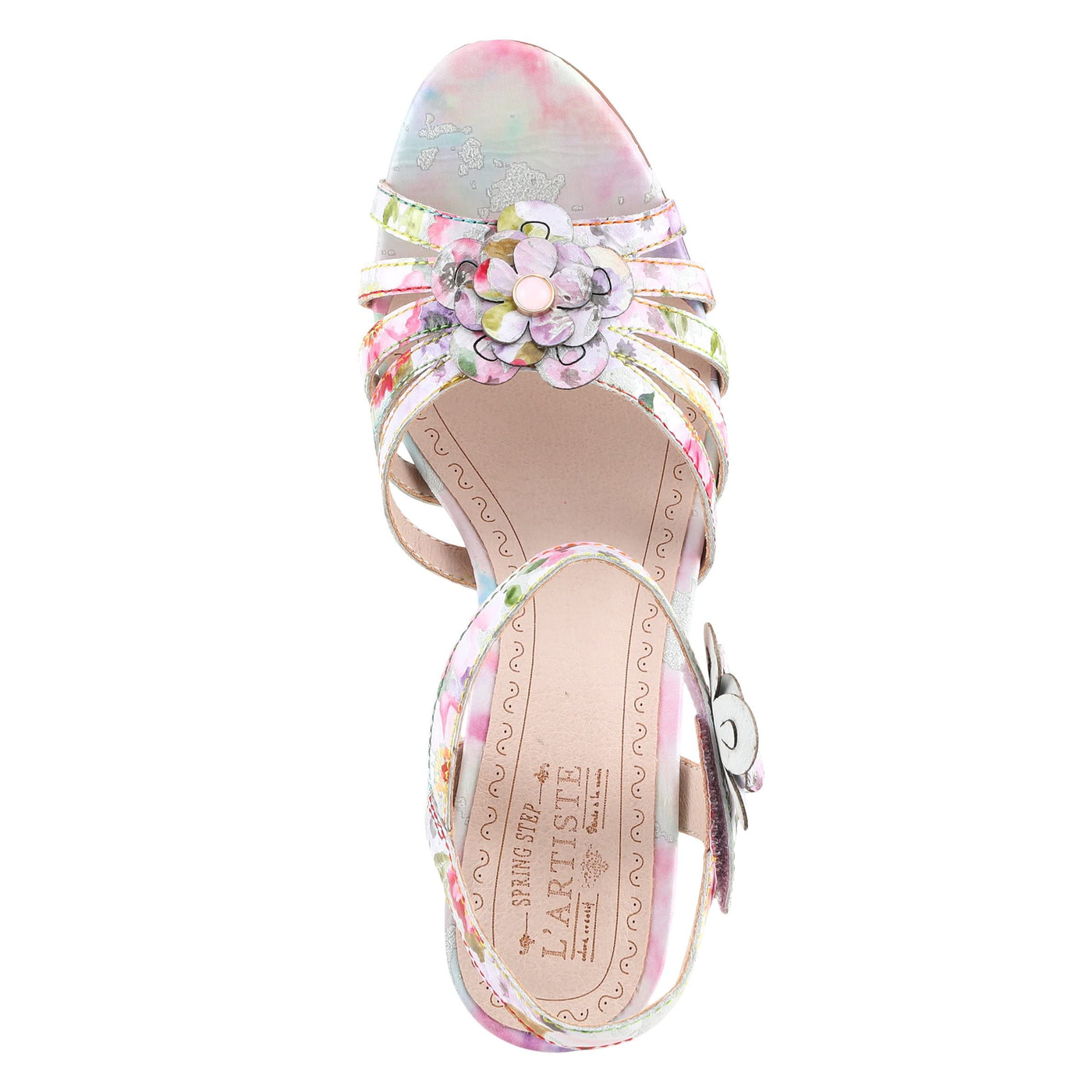 Spring Step L'Artiste Women's Marzi Quarter Strap Sandal Lilac Multi EU 42 / US 10.5-11