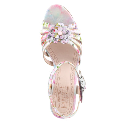 Spring Step L'Artiste Women's Marzi Quarter Strap Sandal Lilac Multi EU 42 / US 10.5-11