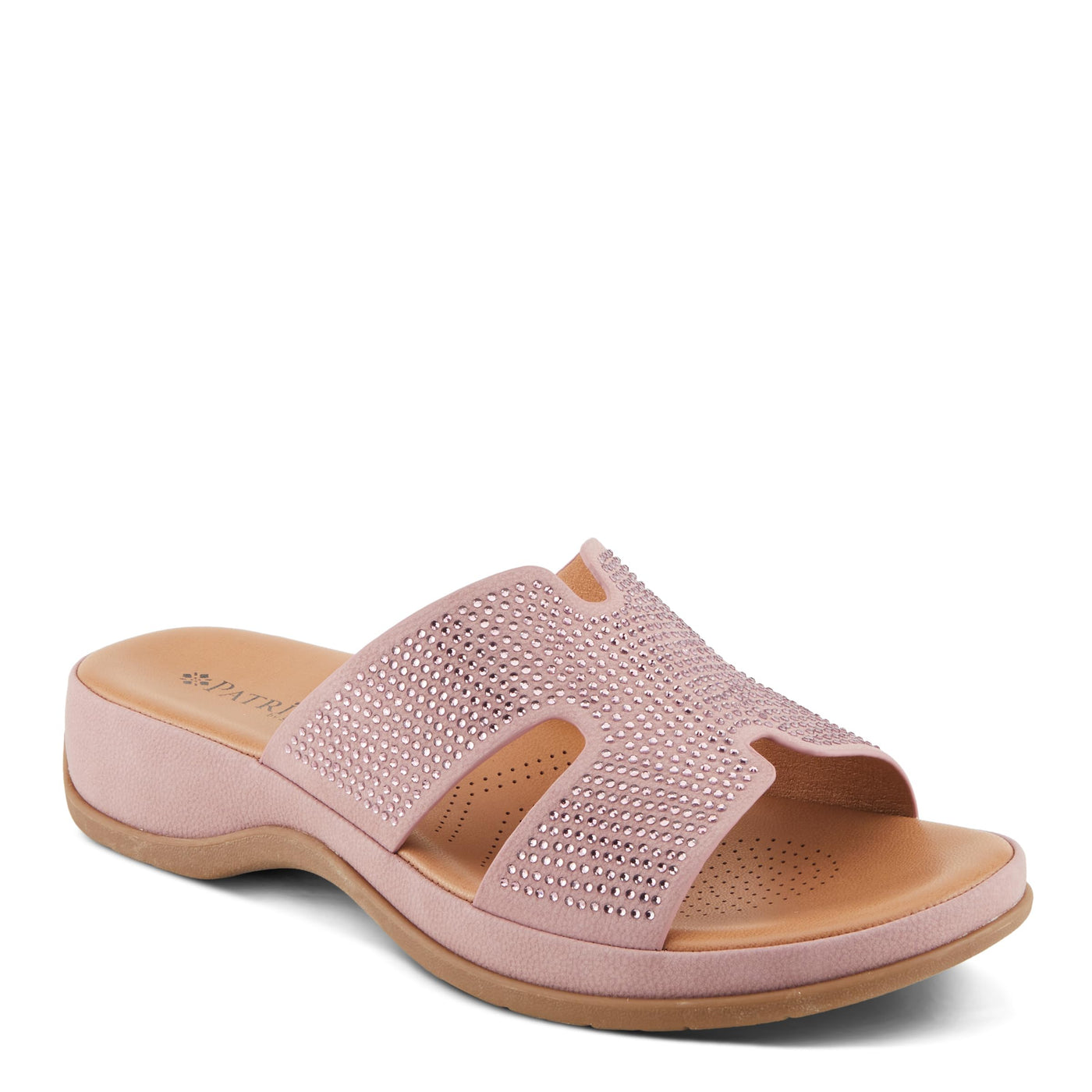 PATRIZIA Women's ENDLESS Crystal Platform Sandals Blush EU 41 / US 9.5-10