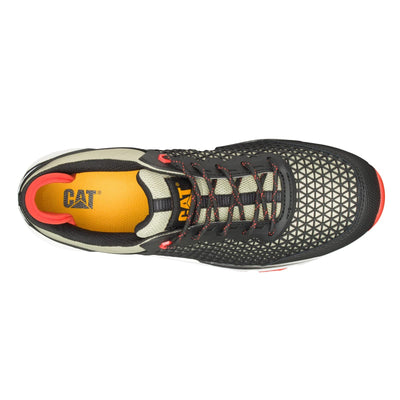 CAT Footwear Men's Streamline 2.0 Composite Toe Work Shoe, Moss Grey/Black, 8