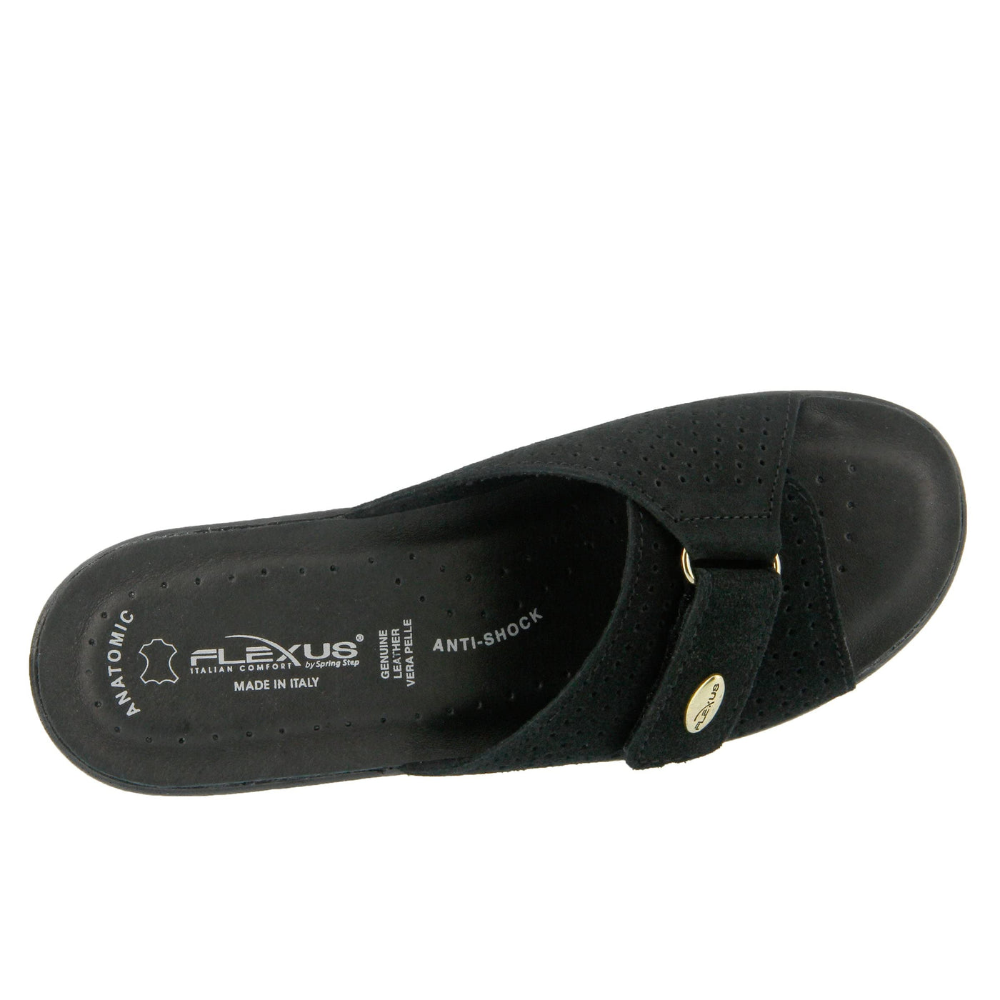 Flexus by Spring Step Women's KEA Slide Sandal, Black, 6.5-7