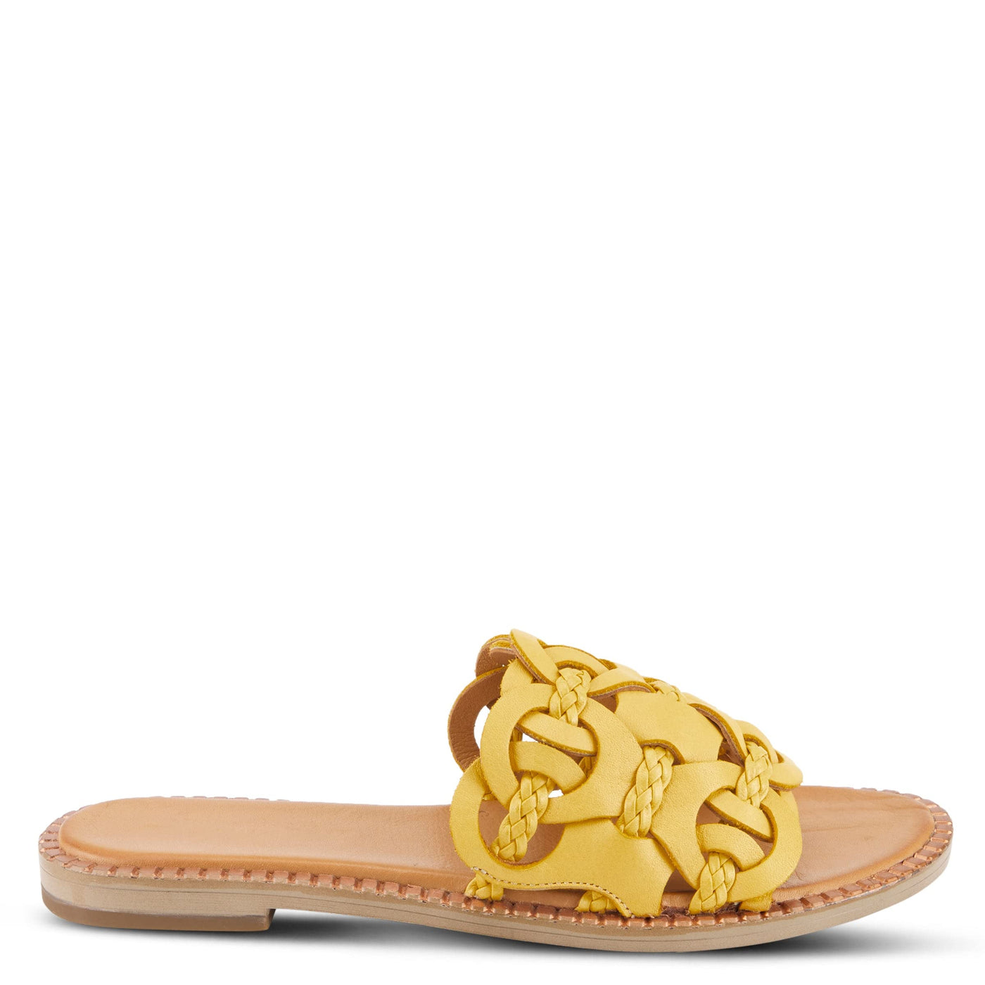 Spring Step Women's Alysia Slide Sandal Yellow EU 38 / US 7.5-8