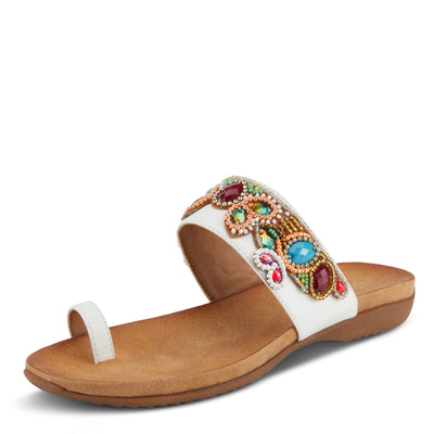 PATRIZIA Women's Amalfi Slide Sandal White EU 36 / US 5.5-6