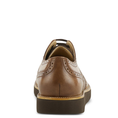 Spring Step L'Artiste Beaufort Oxford Shoes for Men - Leather Shoes with Lace-Up Closure - Mens Shoes for Casual Outdoor Walking - Camel EU 40 / US 7-7.5