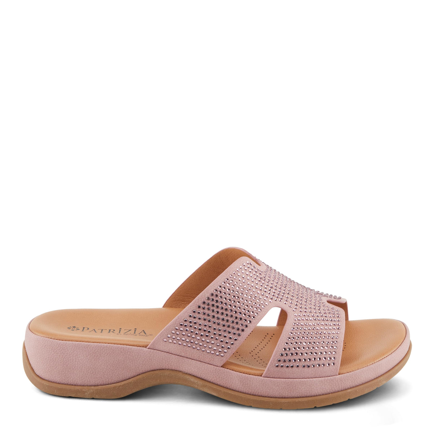 PATRIZIA Women's ENDLESS Crystal Platform Sandals Blush EU 41 / US 9.5-10