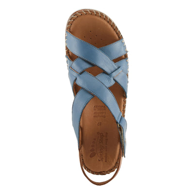 Spring Step Women's Migula Sandal, Blue, 7.5-8