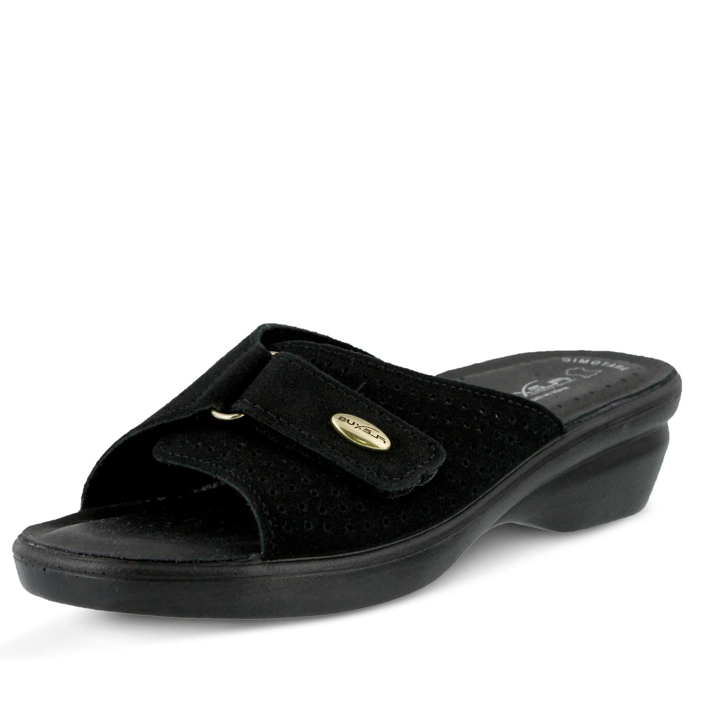 Flexus by Spring Step Women's KEA Slide Sandal, Black, 6.5-7