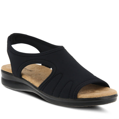 Spring Step Women's Nyaman Sandal, Black, 5.5-6