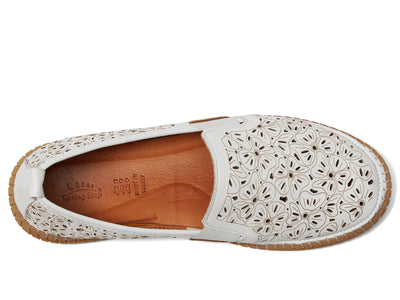 Spring Step Women's Jookin-W Loafer Flat, White, 8