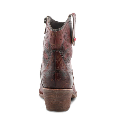 Spring Step L'Artiste Galop Boot for Womens - Ankle Boots with Inside Zipper Closure - Comfortable Western Ladies Boots for Outdoor - Mahogany EU 38 / US 7.5-8