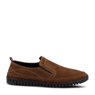 Spring Step Men's Marko Slip-On Shoe Brown Nubuck EU 43 / US 9.5-10