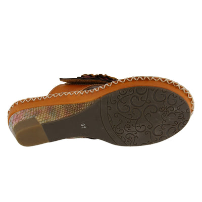 Spring Step L'Artiste Women's Vardi Slide Sandal Camel EU 35 / US 5