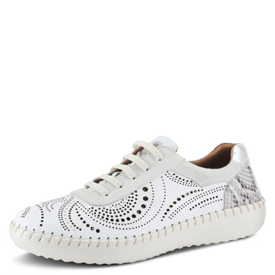 Spring Step Women's Jumilla Lace-Up Shoe White EU 41 / US 9.5-10