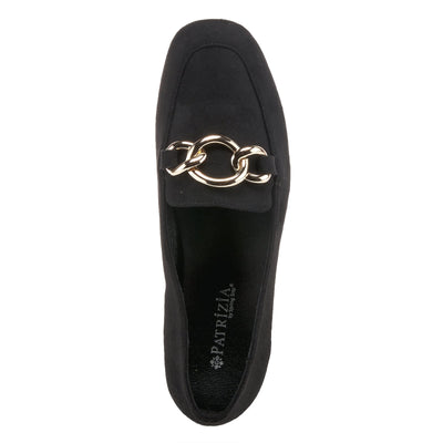 PATRIZIA Women's Grandloaf Loafer Black EU 41 / US 9.5-10