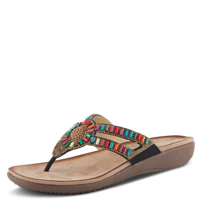 PATRIZIA Women's Tamora Slide Sandal Black EU 39 / US 8.5