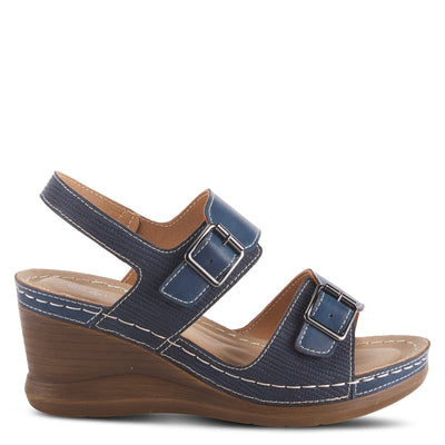 PATRIZIA Women's Tavlin Slingback Sandal Navy EU 39 / US 8.5
