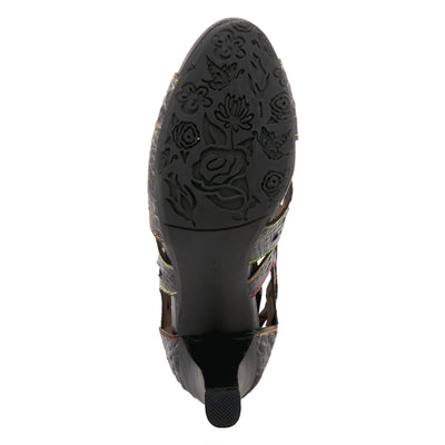 Spring Step L`Artiste Women's Amora Sandals Charcoal EU 40 / US 9